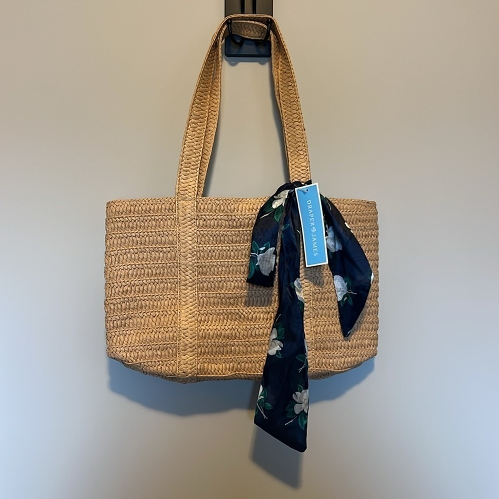 NWT Draper James straw bag - Picture 3 of 7